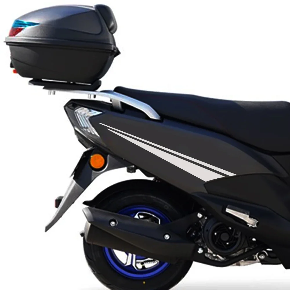 

Защитные наклейки для кузова мотоцикла Suzuki 125, наклейки в полоску спереди для моторного велосипеда, водонепроницаемые креативные декоративные автомобильные аксессуары