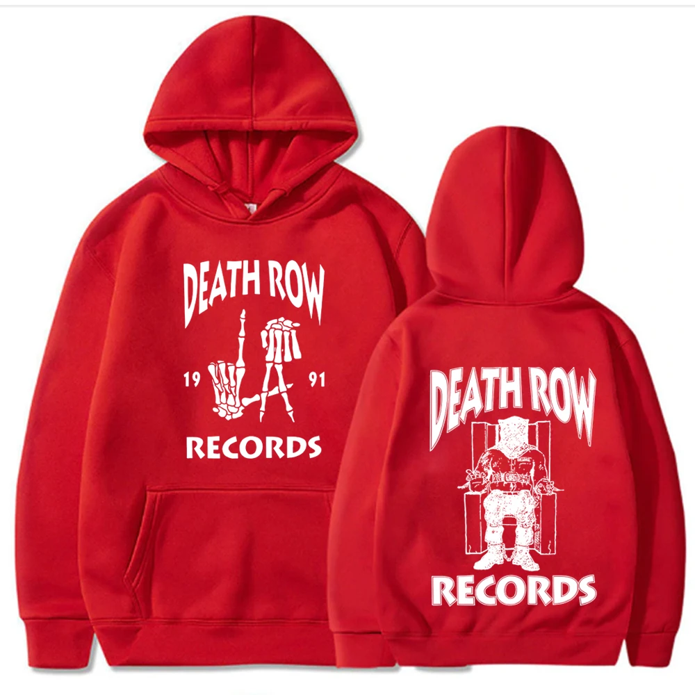 Death Row Records Album Merch Hoodie Snoop Dogg Long Sleeve Streetwear Women Men Hooded Sweatshirt Fashion Clothes