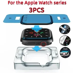 فيلم سيراميك من 3 قطع لساعة Apple Watch Ultra 8 7 49 مم 45 مم 41 مم واقي شاشة لساعة Apple Watch 6 5 4 SE 44 مم 40 مم 3 2 9 42 مم 38 مم أعلى 8 مبيعات Quadro Speed 54 - No4
