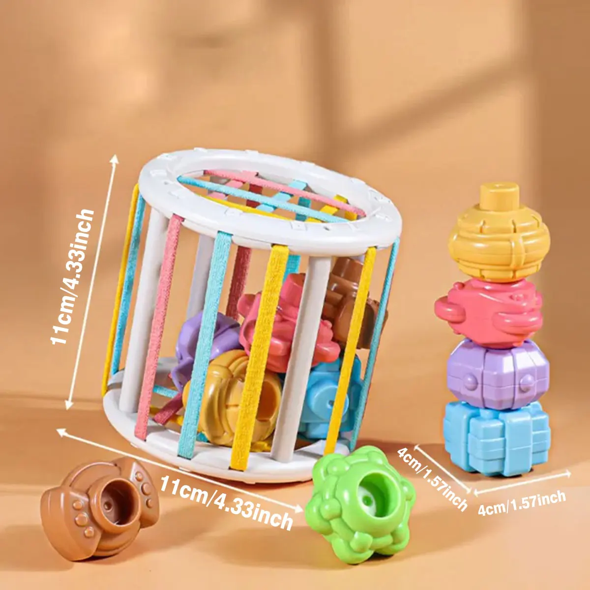 Baby Montessori Learning Educational Toys Colorful Shape Blocks Sorting Game For Children Bebe Birth Inny 0 12 Months Gift