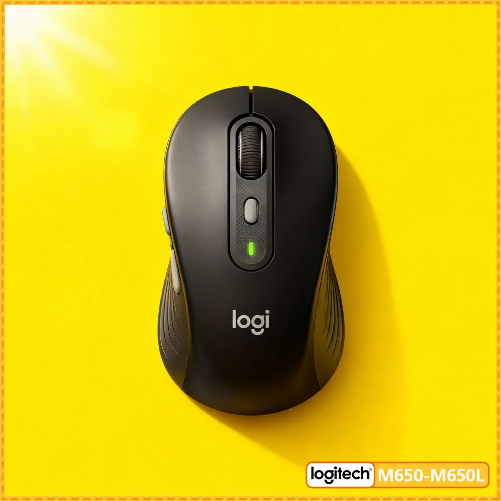 Logitech M650/M650L Signature Mouse - Wireless, Silent Clicks, Sustainable Design, Multi-Platform Compatibility