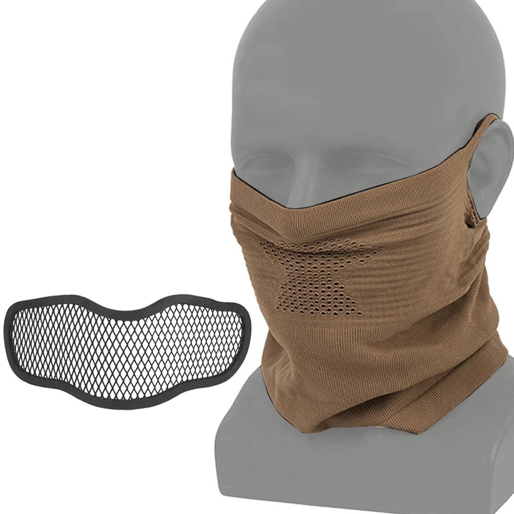 AliExpress KOLINLOV Tactical High Elasticity Breathable Balaclava Hat Venom V1 Half Face Mask for CS Paintball Motorcycle Cycling Fast Helmet Gear