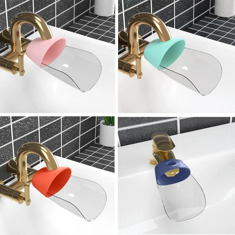 1/2 Pcs Faucet Extender Water Tap Extension Sink Children Wash Hands Splash Guard Kitchen Bathroom Duckbill Lengthen Stretcher