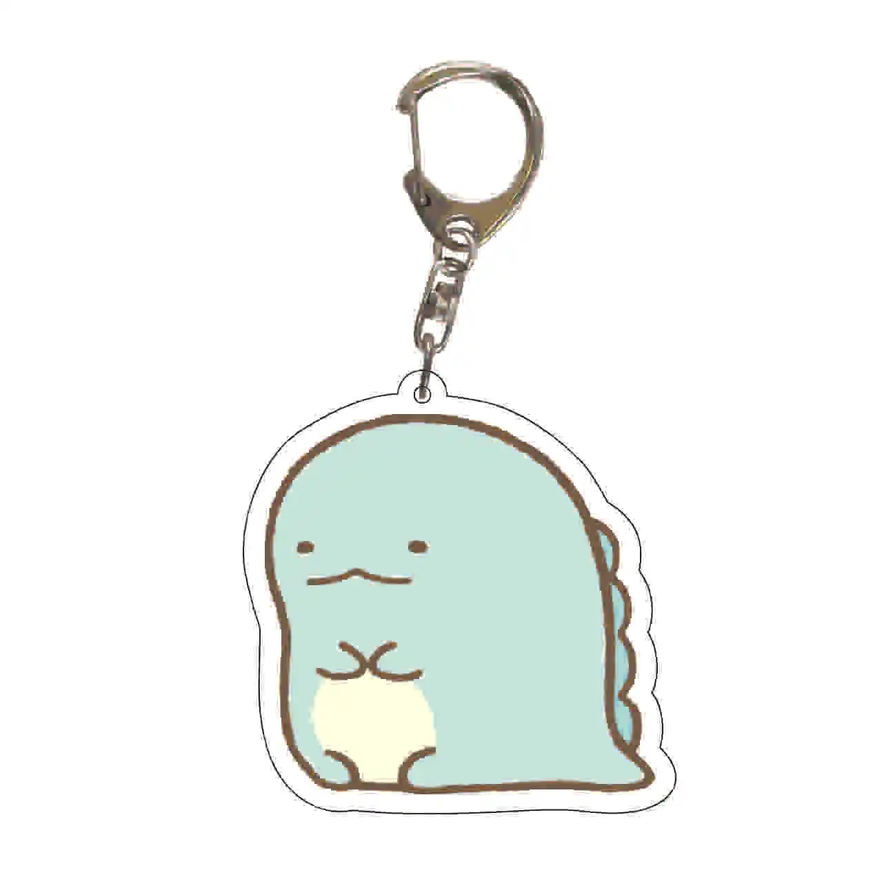 Kawaii Anime Sumikko Gurashi Corner Bio portachiavi per donna uomo portachiavi per auto in acrilico portachiavi originali regalo per accessori per