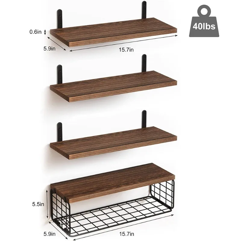 Bathroom Storage Rack Above Bathroom Floating Bathroom Wall Storage Rack with Wire Basket Multi Layer Organizing Wall Decor