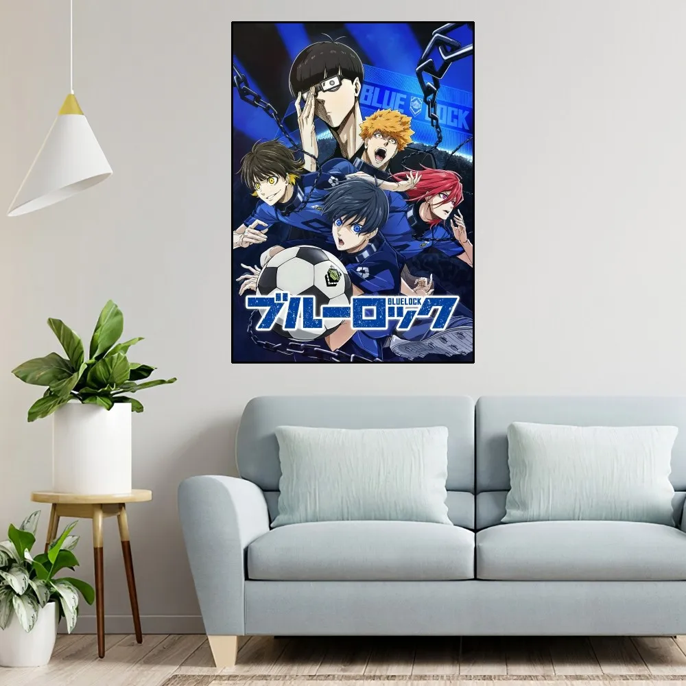 Bilibili Blue Lock Anime Poster Home Room Decor Aesthetic Art Wall Painting Stickers