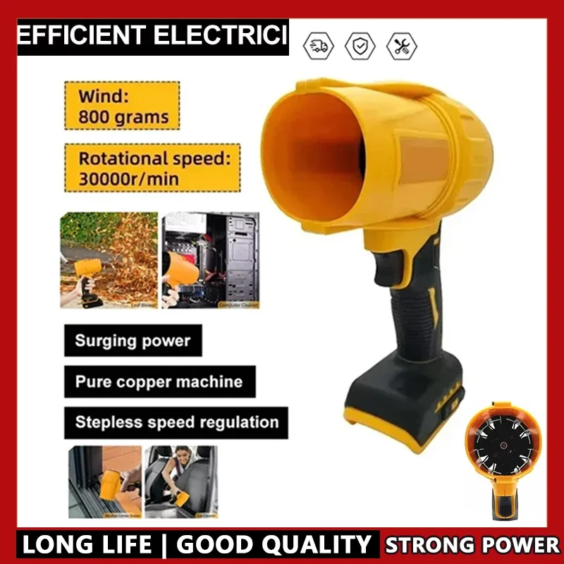 

Подходит для Dewalt 30000 об/мин, беспроводной турбовентилятор, ручной жестокий вентилятор, сушилка, 20 В, перезаряжаемый инструмент для выдувания пыли