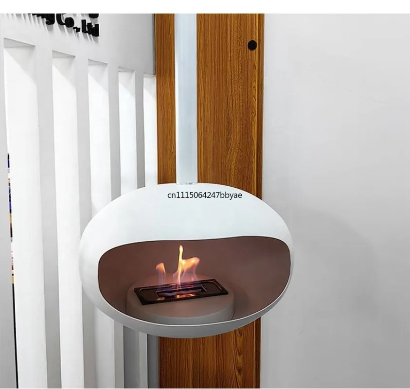 For UFO‑Shape Outdoor Ethanol Fire Pit True Smokeless Modern Garden Villa Patio Heating Fireplace Heater Equipment