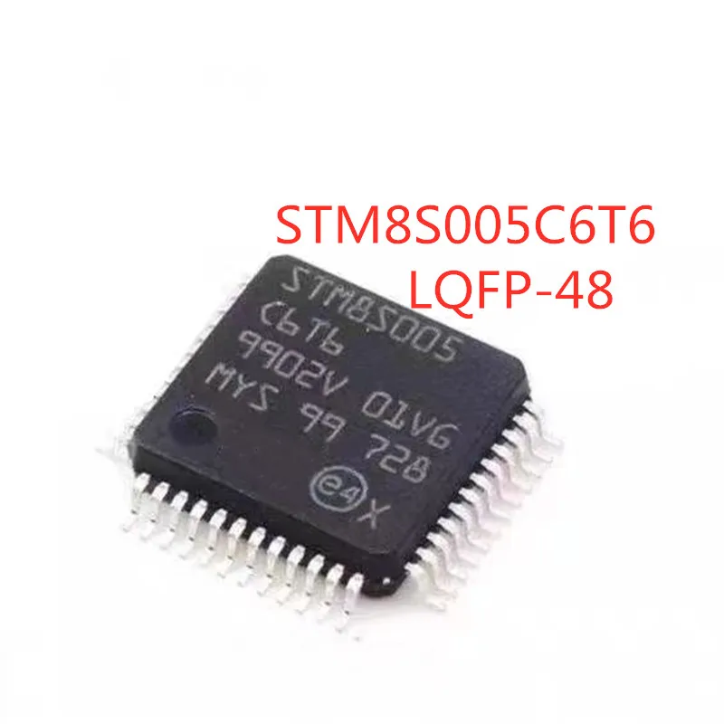 5PCS/LOT 100% Quality STM8S005C6T6 STM8S005 LQFP-48 SMD microcontroller chip In Stock New Original