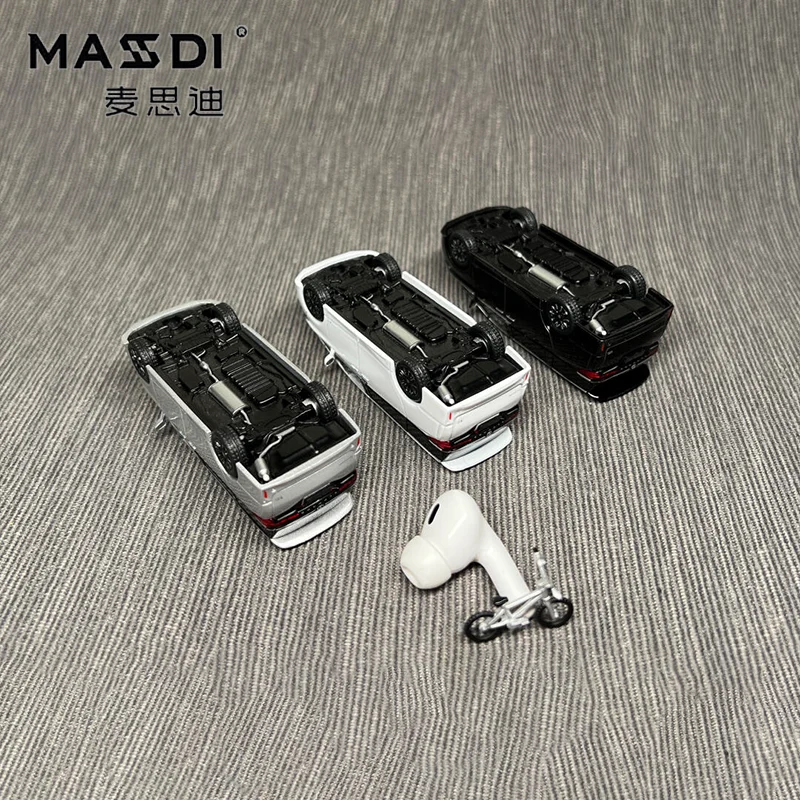 New Stock Masdi 1:64 2023 Toyota Alphard Mpv Simulation Alloy Miniature Die-Cast Car Model Custom Children'S Toy Collection Gift