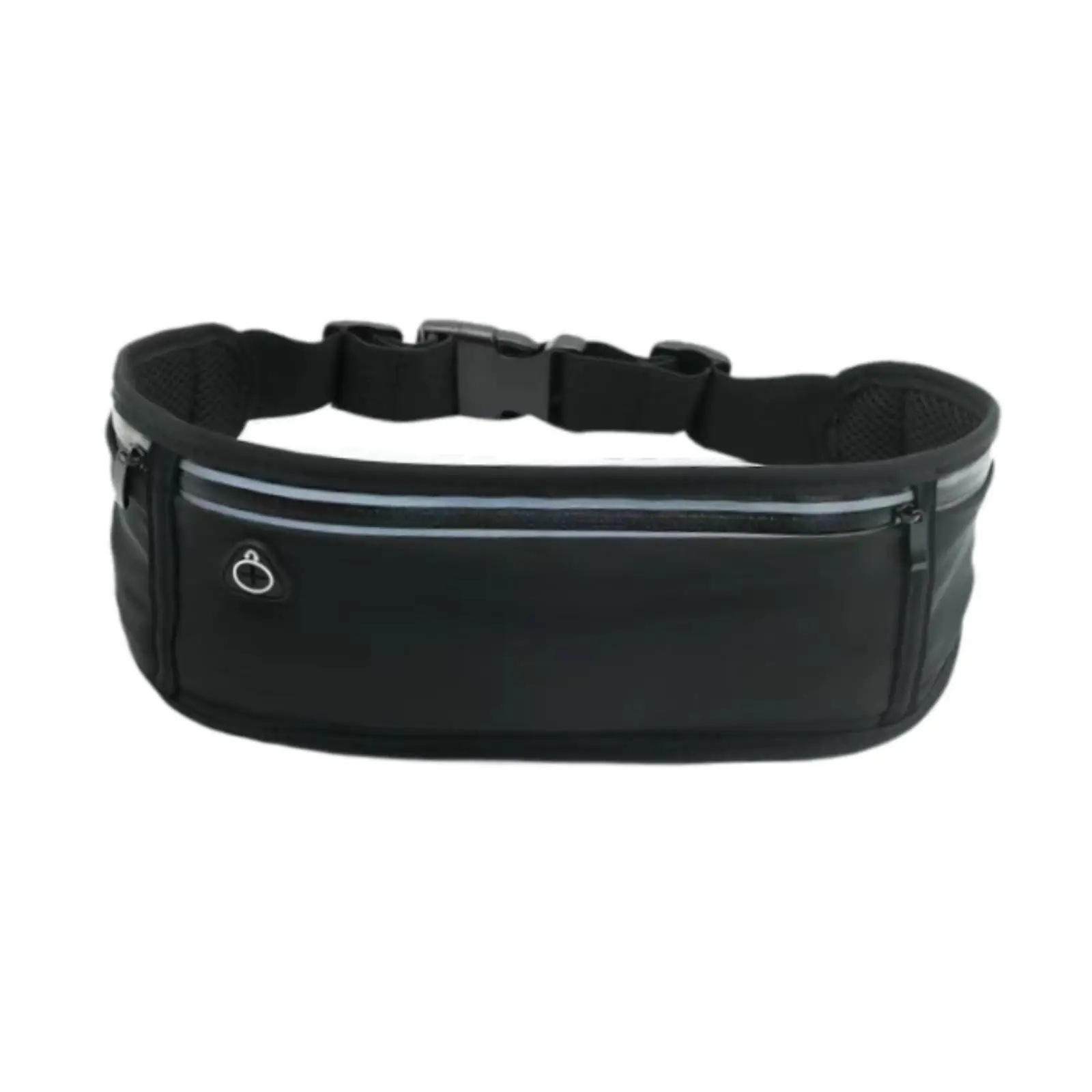 Running Belt Versatile with Zipper Quick Release Adjustable Strap Waist Bag Waist Pack for Gym Traveling Camping Jogging Sports