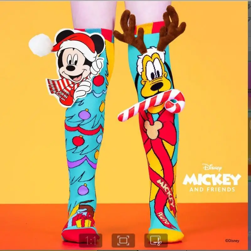 

Милые аниме-носки-грелки для ног с 3D-деталями для девочек, мягкие, уютные, зимние, праздничные, модные, рождественские