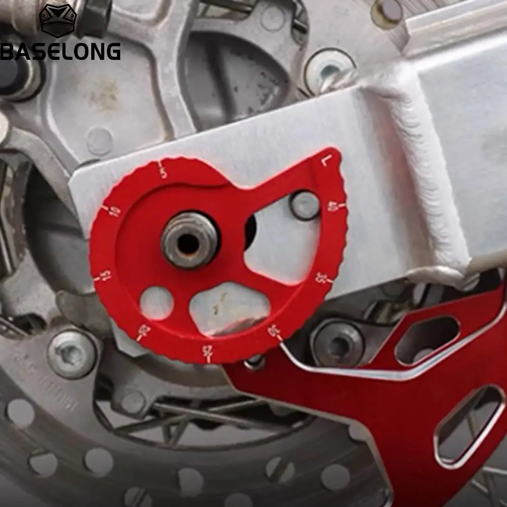 For YAMAHA TW200 2005-2021 XT225 2005-2007 XT250 2008-2021 2020 2019 2018 2017 Motocross Aluminum Chain Adjuster Regulator Kit