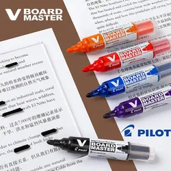 3pcs Pilot Whiteboard Kit Dry Eraser School Markers Pens, WBMAVBM High Capacity Visible Fillable Ink Office Marking Stationery