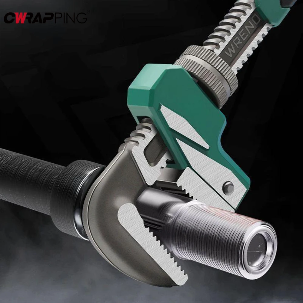 Motorcycle F-type Adjustable Wrench Multifunctional Ratchet Torque Pipe Wrench Plumbing Repair Hand Tool Household Hardware Tool