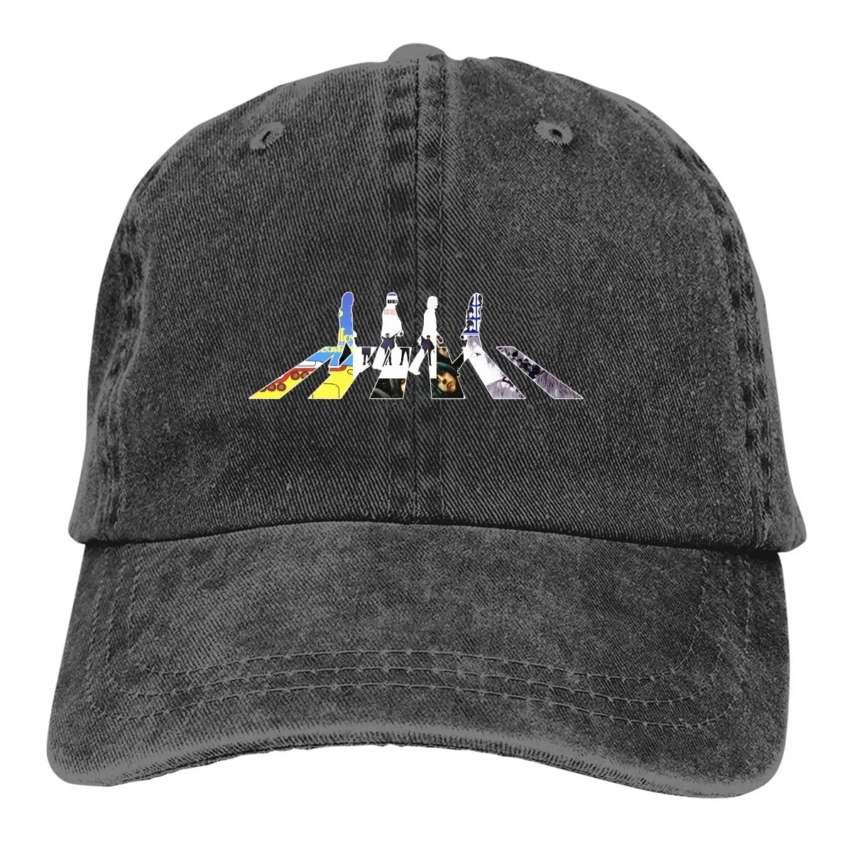 The Beatle Band Multicolor Hat Peaked Women's Cap Alternative Personalized Visor Protection Hats