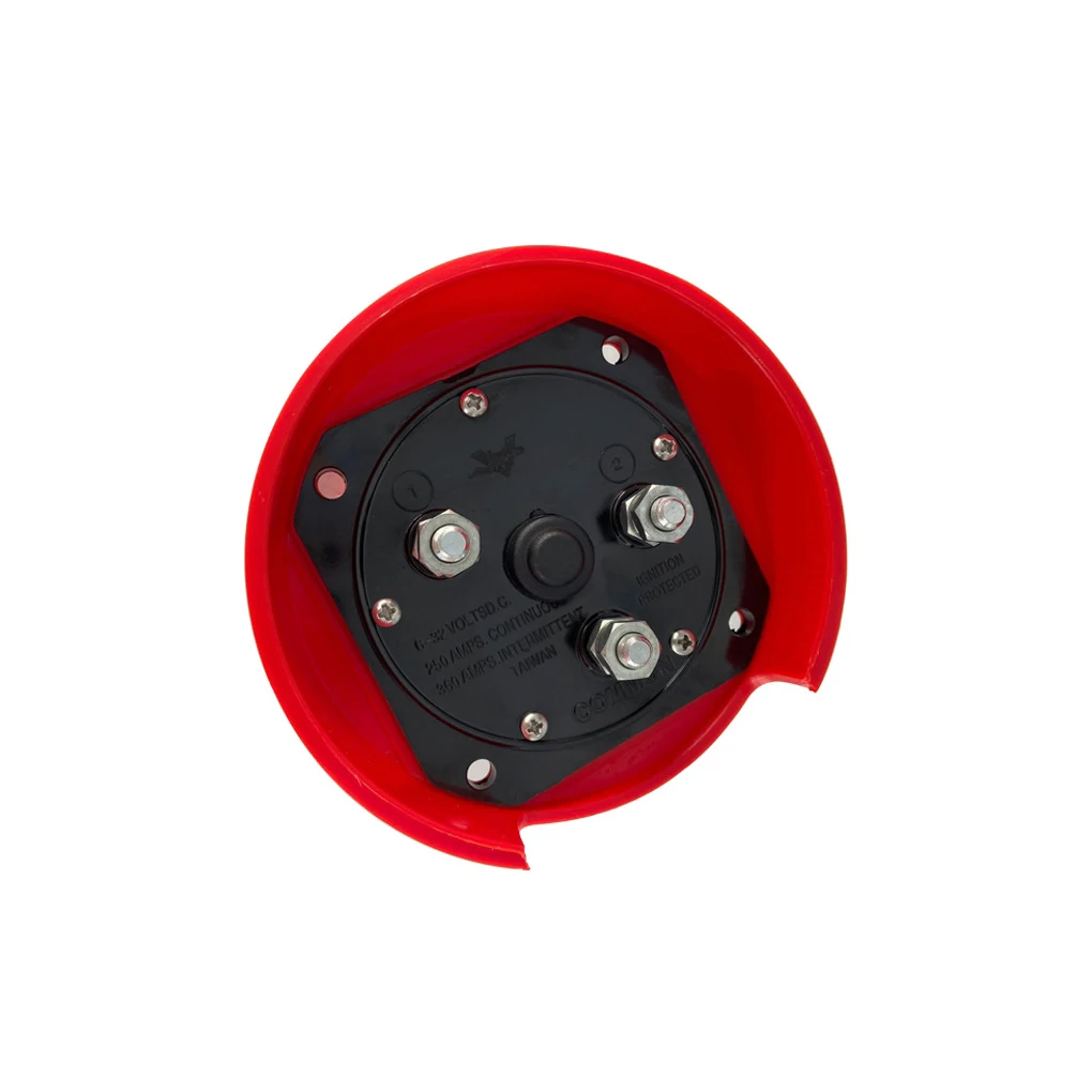 

Морской переключатель-выключатель, пластиковый, красный, защитный, для изоляции аккумулятора, аксессуары для лодок, автофургонов, домов на колесах