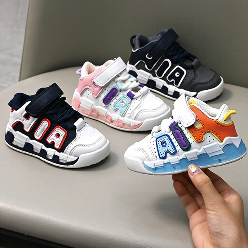 Jungen Mädchen Neue Sportschuhe Baby Kleinkind Rutschfeste Sneaker Lässige Weiche Schuhe für Kinder Schüler Atmungsaktive Outdoor-Schuhe – Detail 3