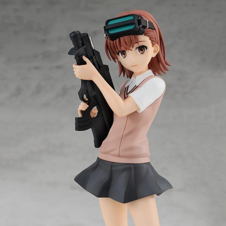 17cm Anime A Certain Magical Index Misaka Mikoto Railgun Mädchen Anime Figur PVC Action-figuren Modell Anime Cartoon Modell Puppe spielzeug