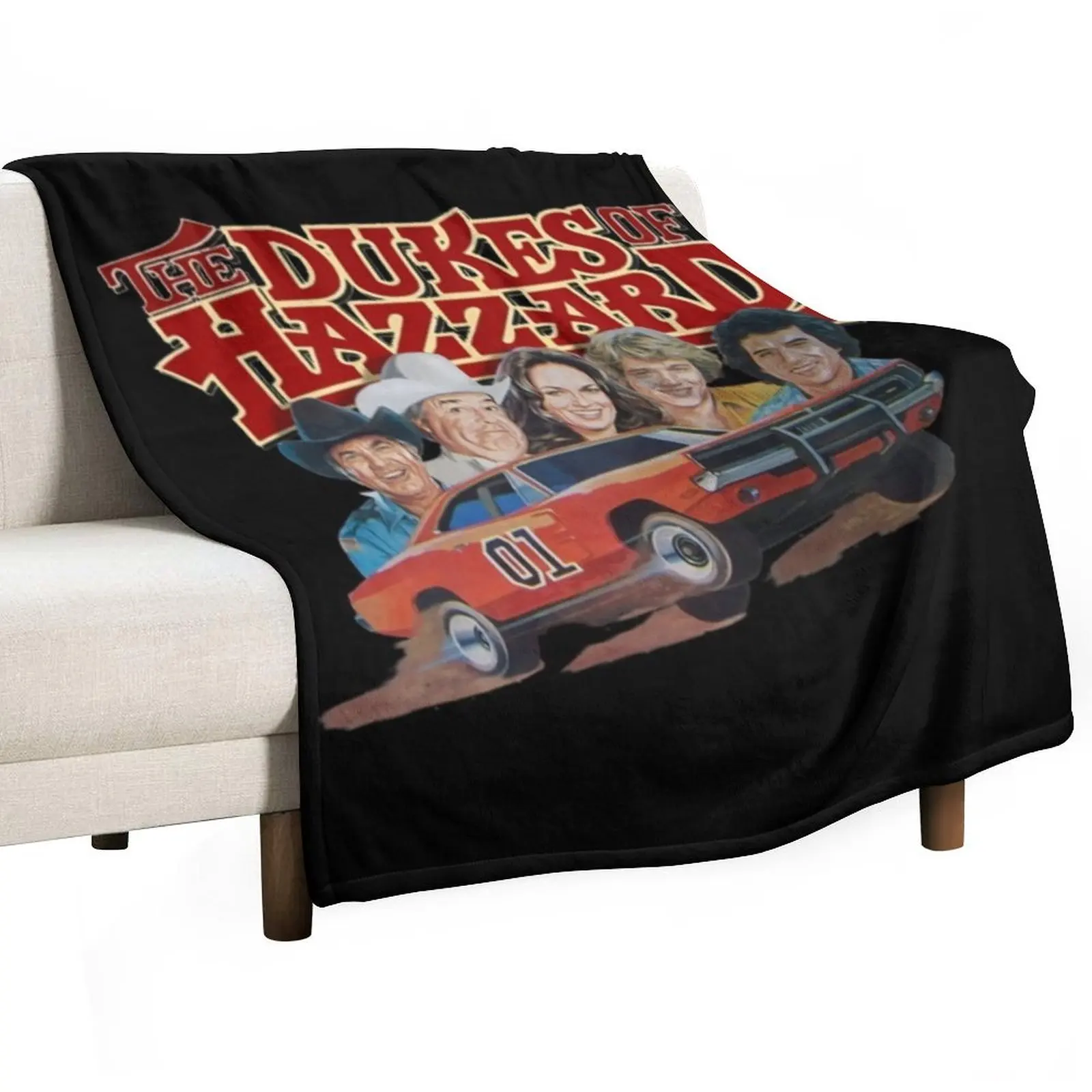 

Dukes Of Hazzard T-ShirtDukes of Hazzard and General Lee Throw Blanket Soft Warm Blanket Gift for Grandparents