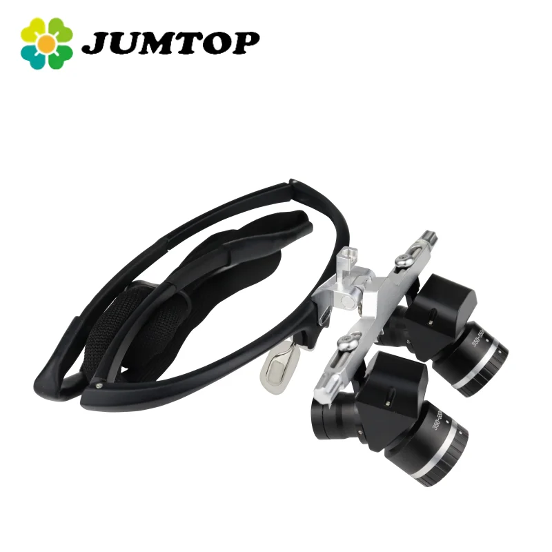 

JUMTOP 3.5X-5.5X Dental Loupes Headlight Set High Definition Vision Magnifying Wearing Glasses Anti-fog Lens