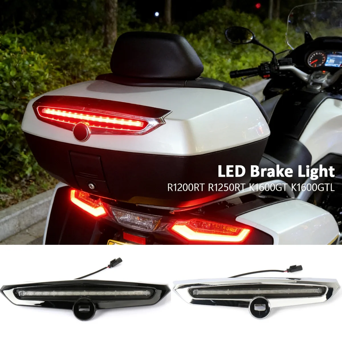 

Motorcycle Top Case Cover Brake Light For BMW R1250RT K1600GT K1600GTL Exclusive R1200RT R 1200 RT R1300RT LED Rear Tail Lamp