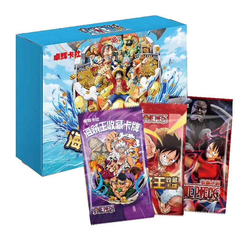 

Special offer Zhuohui One Piece Anime Collectible Card Luffy Zoro Trading Card Sanji Nami TCG Booster Box Game Cards