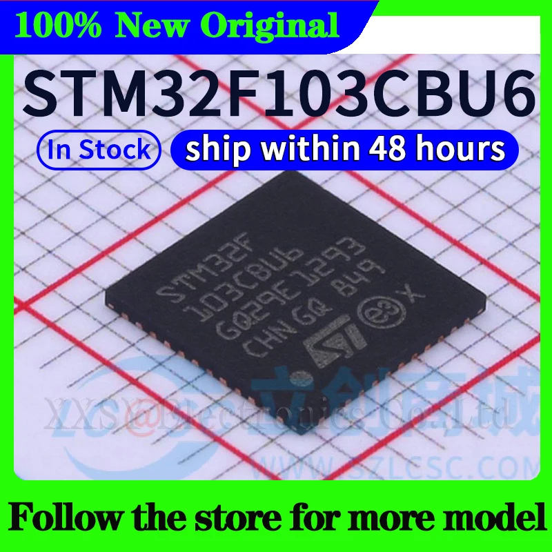 

STM32F103CBU6 In stock 48 hours ship