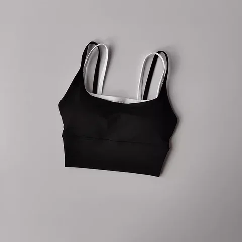 Спортивный бюстгальтер Nylon Spandex черный