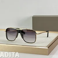 ADITA INITIATOR DTS11 Gafas de sol de alta calidad para hombres Mujeres clásicas Diseñador de marca de lujo Gafas de sol de moda UV400 Con caja