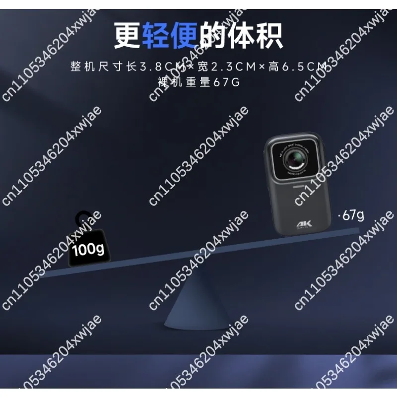 كاميرا 4K Thumb Action، كاميرا داش صغيرة لخوذة ركوب الدراجات النارية، مسجل فيديو غير 360 مع عدسة زاوية واسعة #4