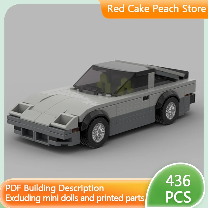 

Модель скоростного гоночного автомобиля MOC, строительные кирпичи 300ZX Z31, спортивный автомобиль, модульная технология, детские праздничные подарки, сборка игрушек, костюм