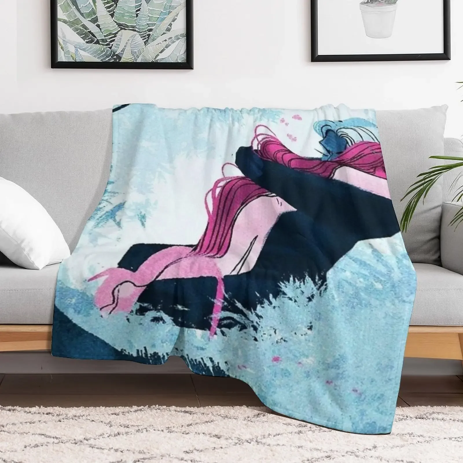 Lore olympus Throw Blanket Sofa Throw Single Bed Fashionable Plaid Blankets