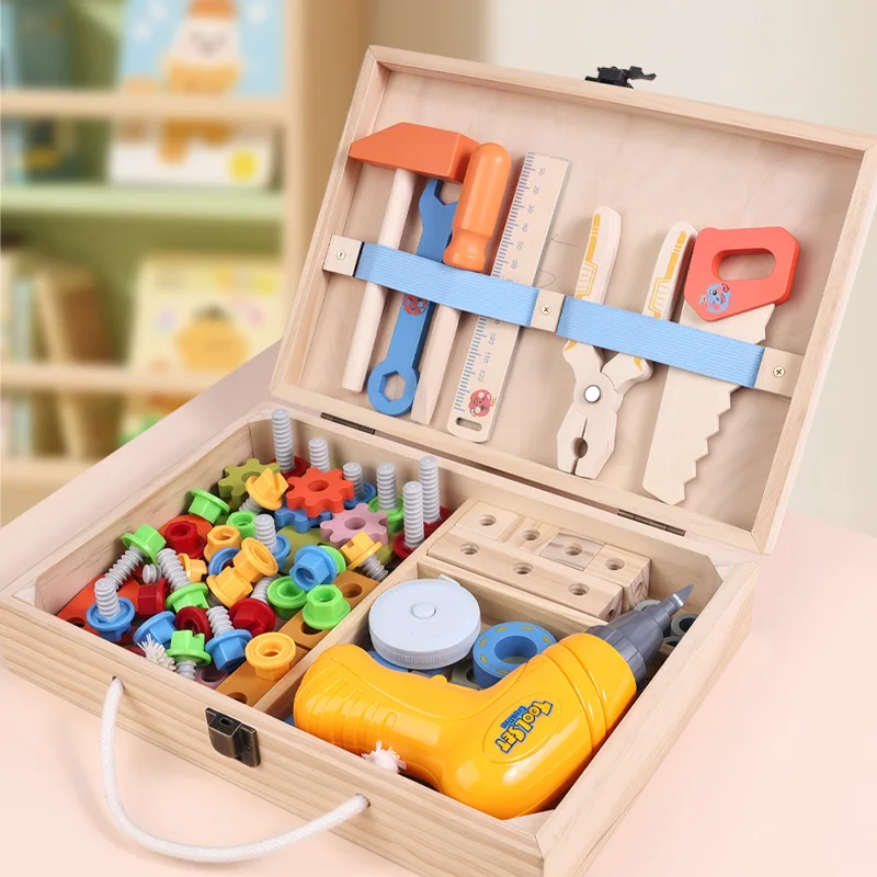 boite-a-outils-en-bois-pour-enfants-jouet-de-montage-de-vis-et-d'ecrous-jeu-educatif-d'ingenierie-et-de-construction-cadeau-d'apprentissage-pour-enfants