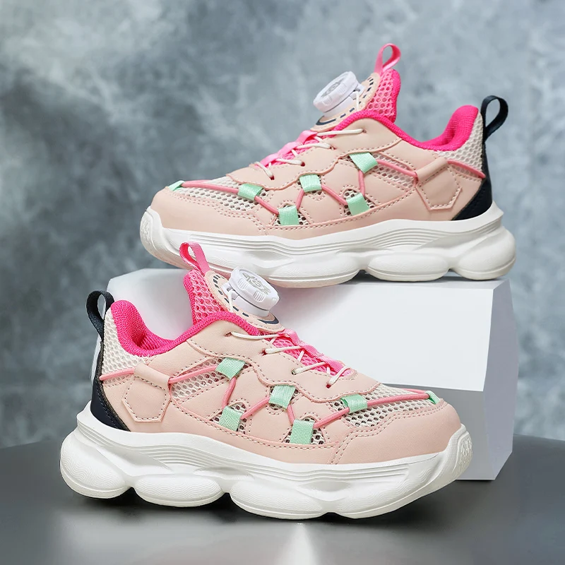Kids Sneakers Breathable Mesh Running Shoes Children Casual Sports Shoes Lightweight Comfortable Gyn Trainers for Boys Girls