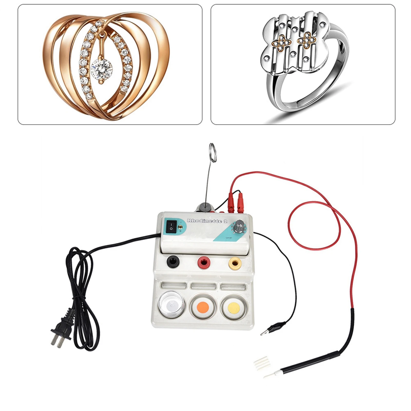 

Машина для нанесения ювелирных изделий Серебро Золото Машина для нанесения покрытия ручки Ювелирные изделия Инструменты для обработки гальванических ручек Машина для нанесения ювелирных изделий