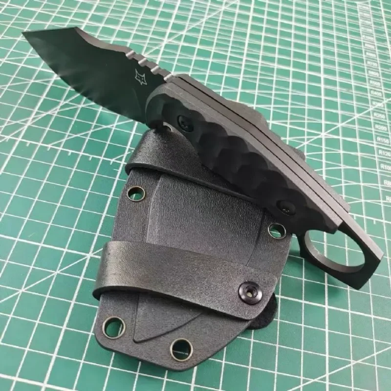 

Открытый тактический нож с фиксированным лезвием, чехол NioLox, стальное лезвие, ручка из стекловолокна, EDC, походный нож, охотничий инструмент для выживания