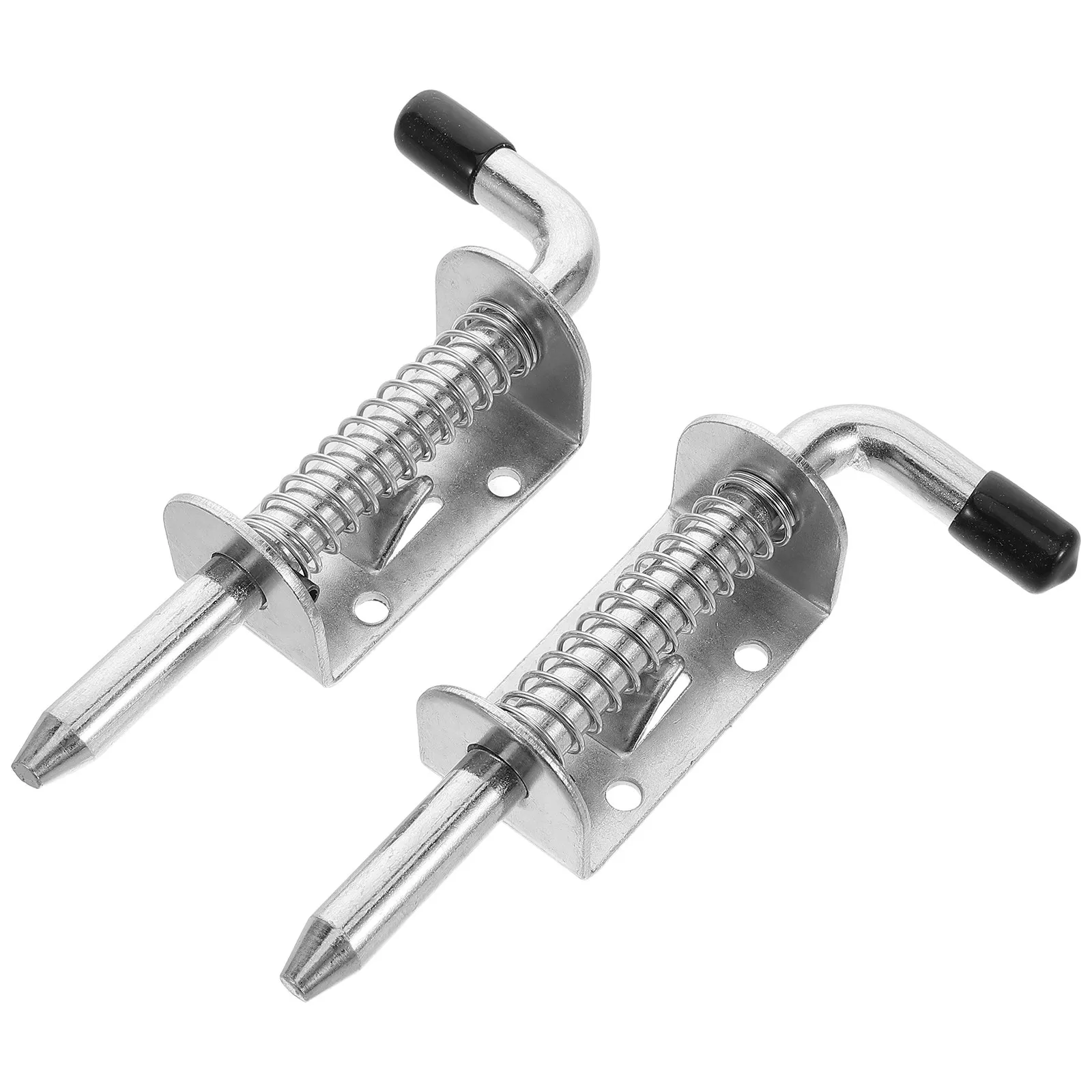 2Pcs Heavy Duty Spring Loaded Latch Pin Thickened Iron Cabinet Door Automotive Hinge Locking Fastening Pin Furniture Hardware