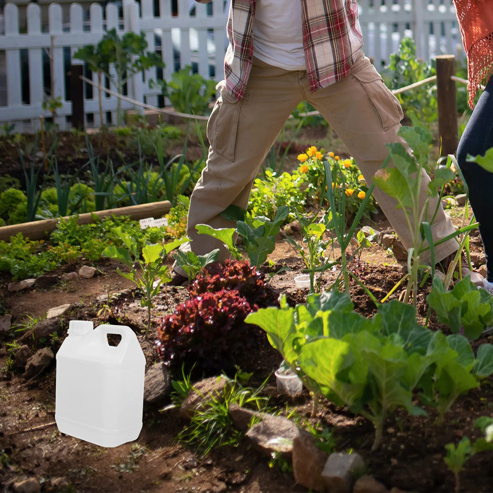 

Thickened Plastic Bucket 5 Gallon Water Storage Container Heavy Duty Paint Mixing Bin Extra Strong Pe Material For Oil Food