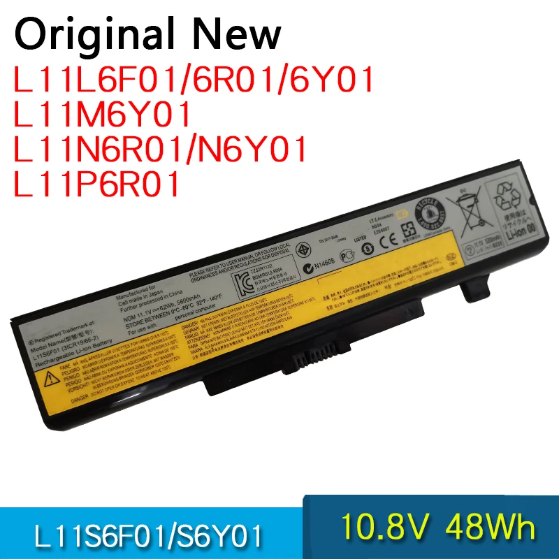 Nuova batteria originale L11L6Y01 L11L6F01 L11L6R01 L11M6Y01 lll11p6r01 L11S6F01 L11S6Y01 per Lenovo ThinkPad