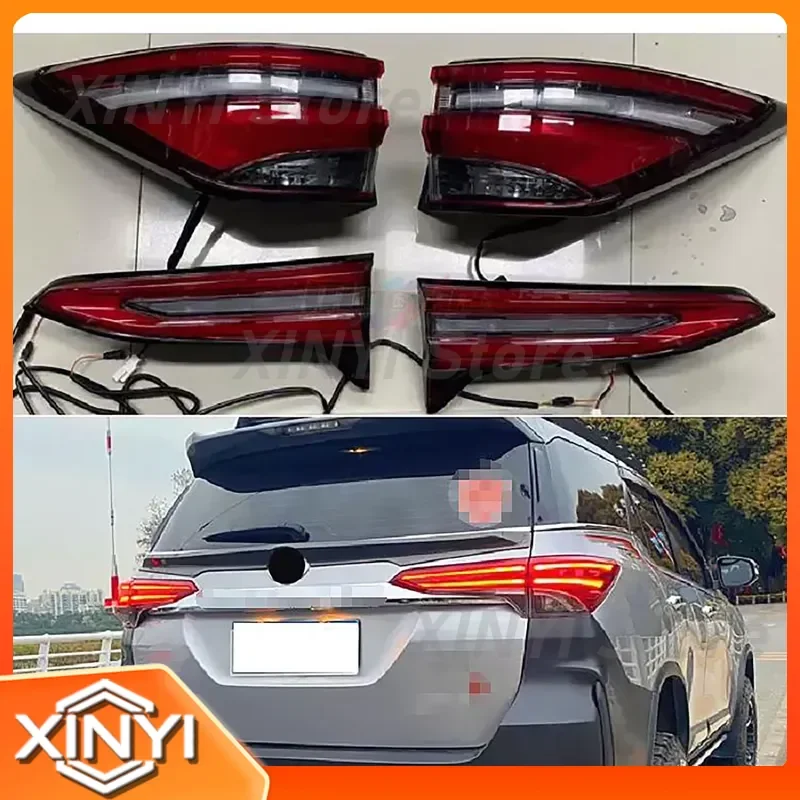 LED Rear Stop Brake Tail Light for Toyota Fortuner 2016 2017 2018 2019 2020 2021 2022 2023