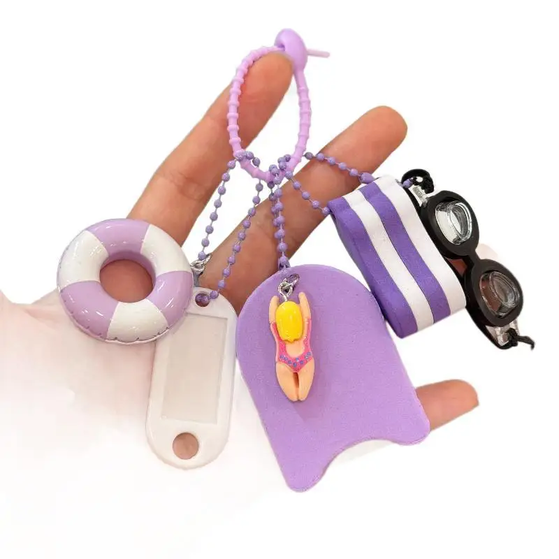 Water Floating Buoyant Key Ring Anti-lost Lightweight Keychain for Sailing Surfing Hiking Outdoor Accessories
