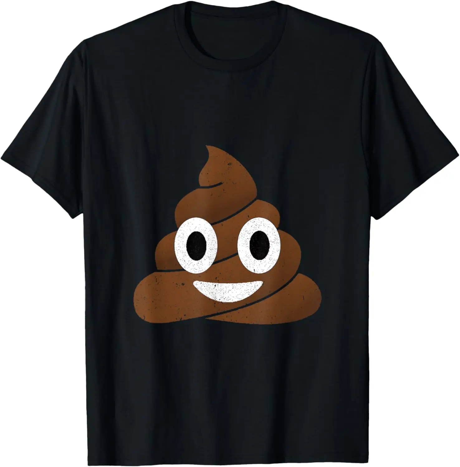 Poop Face Happy Smiling Poop Pile Funny T-Shirt