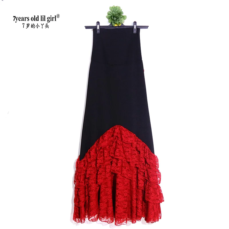 Jupe Fiamenco pour filles et femmes, Costumes de danse de valse, vêtements Foxtrot, 9968