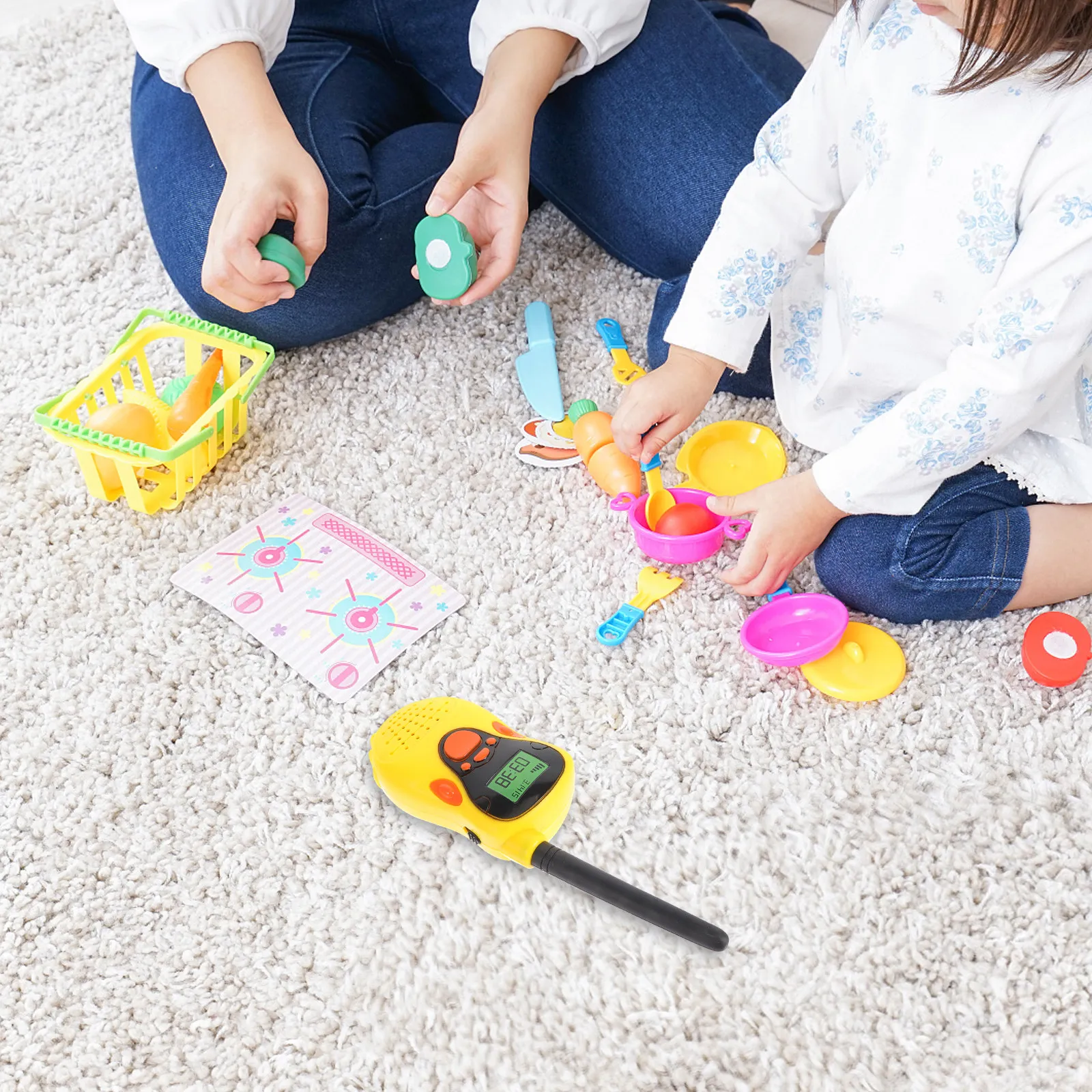 

2 шт. детские портативные рации с мультяшным дизайном, беспроводное устройство для связи на улице, портативное интерактивное устройство для общения родителей и детей