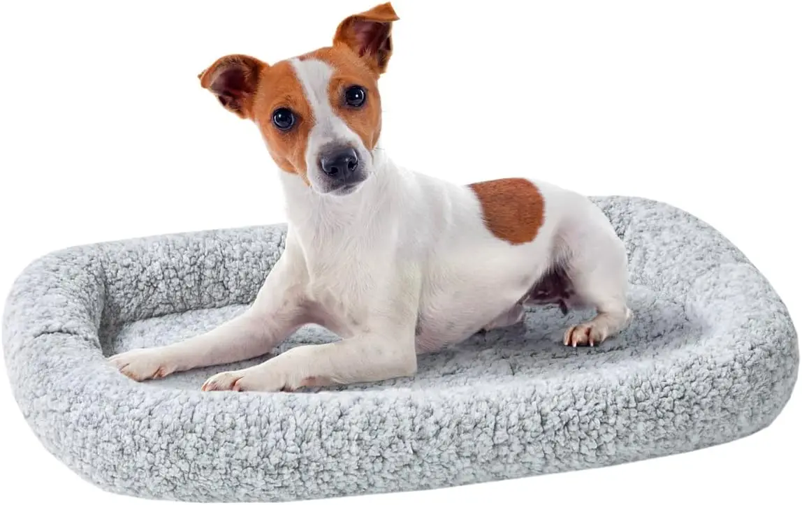 

Коврик для собачьей клетки Bolster, 30 дюймов, моющийся, из шерпа-флиса, цвет Nova Grey