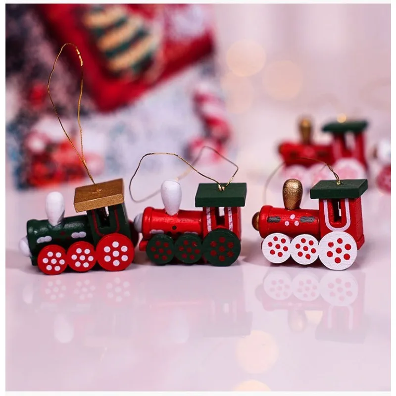 Weihnachtsgeschenk Kleiner Anhänger Weihnachten Abend Party Dekoration Kinder Geschenkbox Weihnachtsbaum Verholzung Zugbehänge