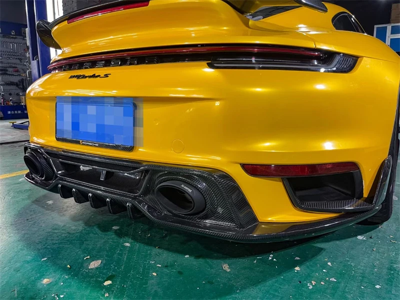 

PK Style Replacement Dry Carbon Fiber Fibre Body Kit Rear Diffuser Lip For Porsche 911 992turbos