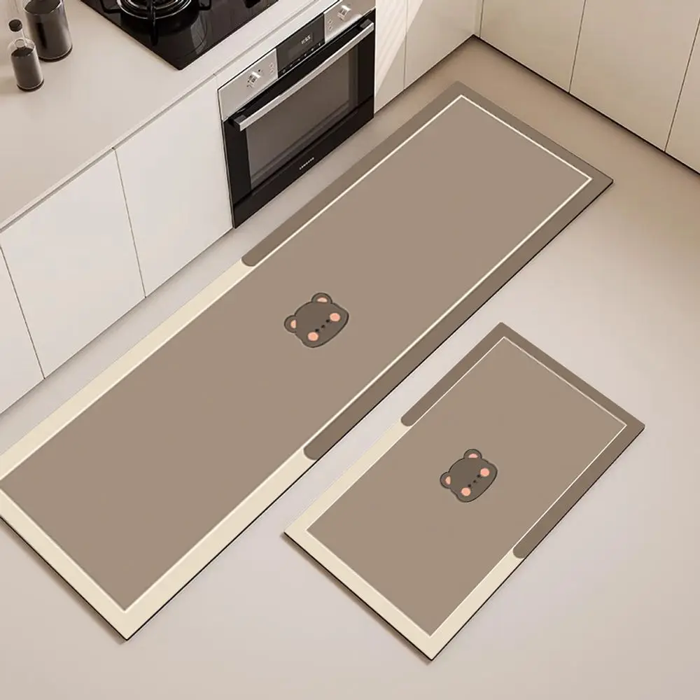 

Коврик VIKAMA из диатомита в минималистичном стиле, впитывающий воду и масло, для кухни и ванной, противоскользящий, с функцией ограничителя для двери, декор для дома