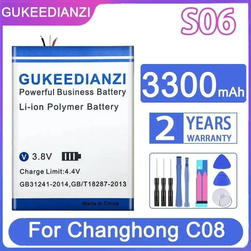 

3300Mah For Changhong C08 Safe Mobile Phone Battery S06